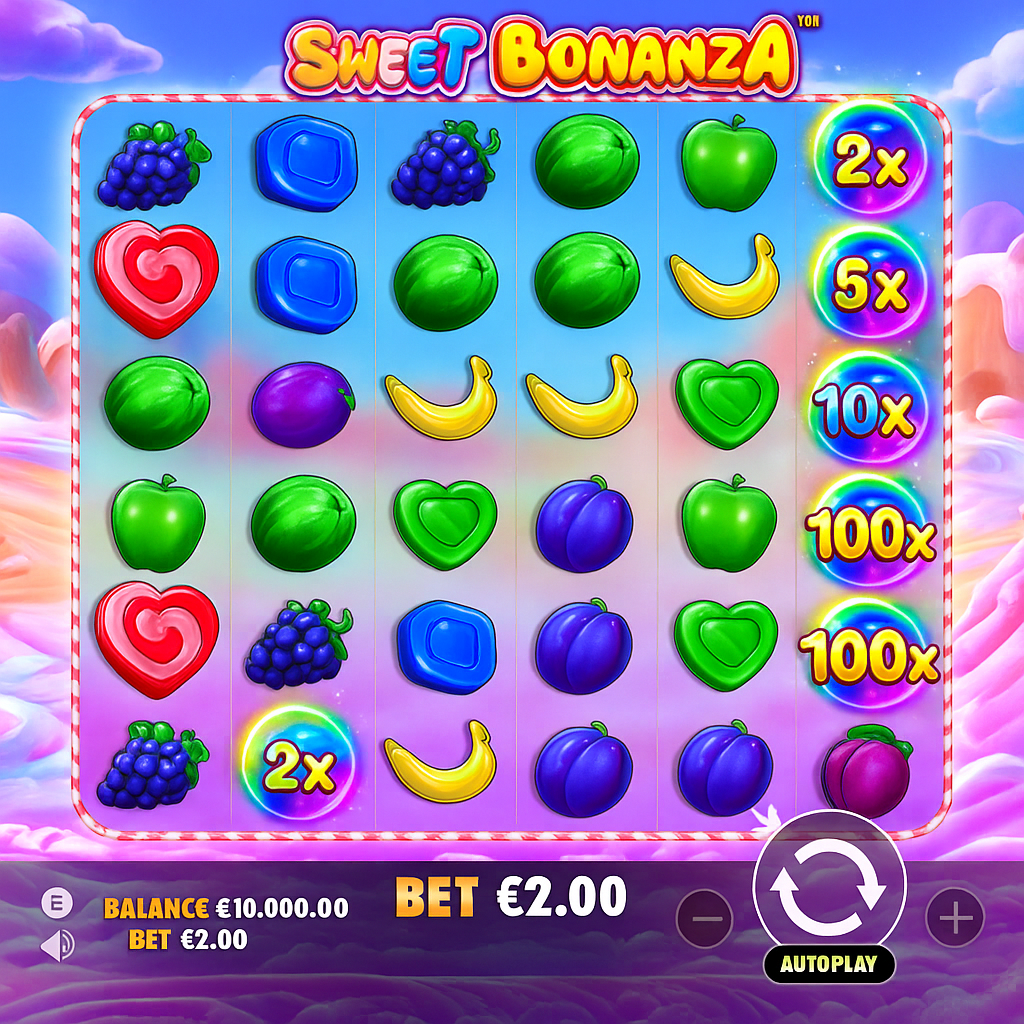 22bet - Sweet Bonanza Slot Game